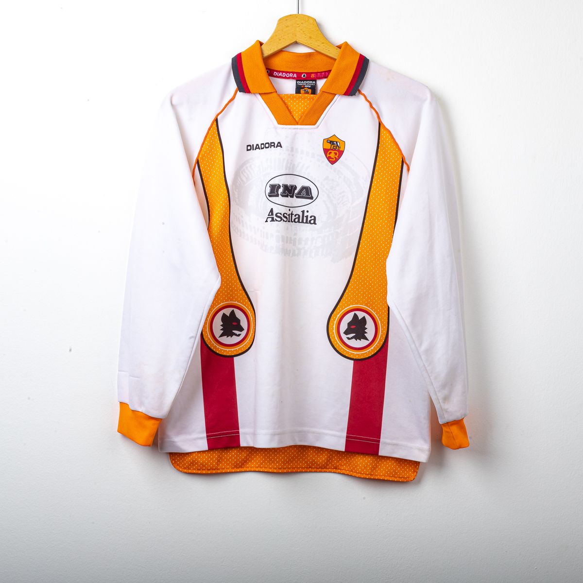 Maglia Away Roma Diadora INA Assitalia ML 1997/1998