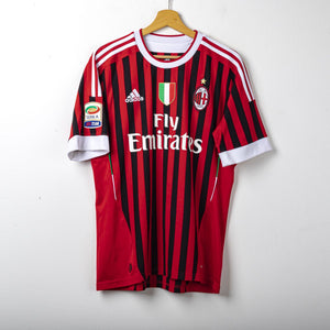 maglia home adidas ac milan Ibrahimovic n11 2011/2012 60x52