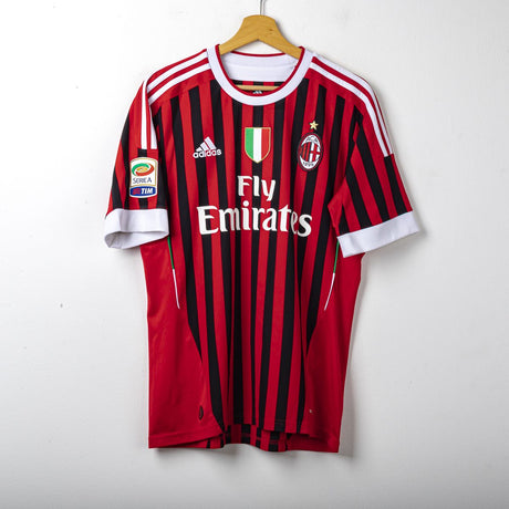 maglia home adidas ac milan Ibrahimovic n11 2011/2012 60x52
