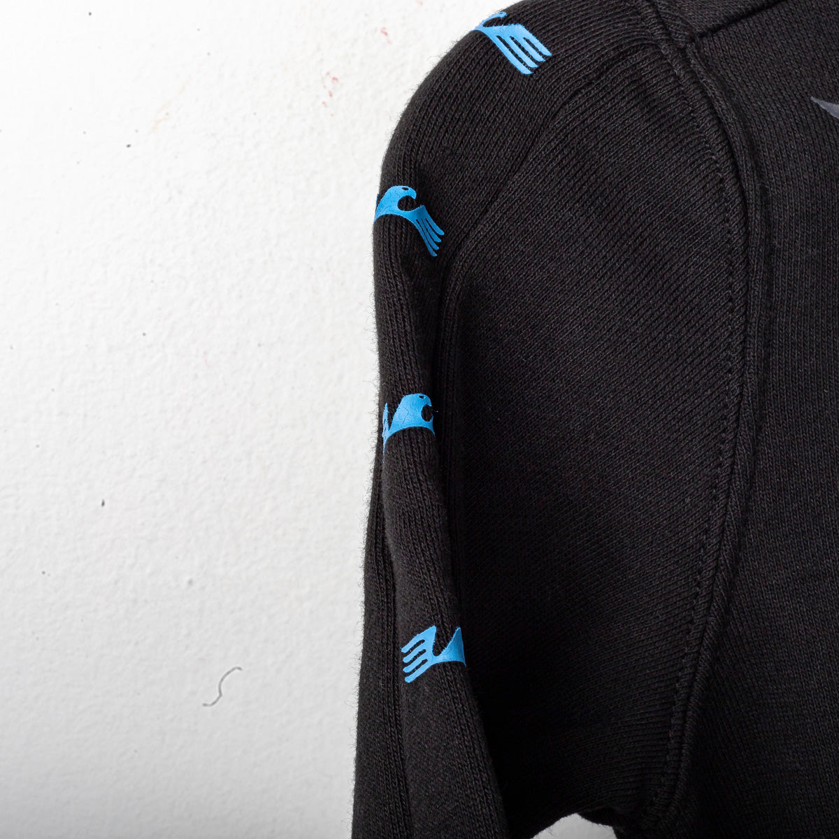Felpa bambino Lazio nera full zip con cappuccio 2019/2020