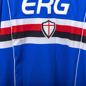 maglia home sampdoria asics bettarini 3 2002/2003