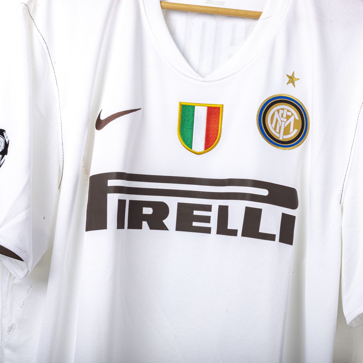 Maglia Ucl Away Inter Nike Zanetti n4 2008/2009