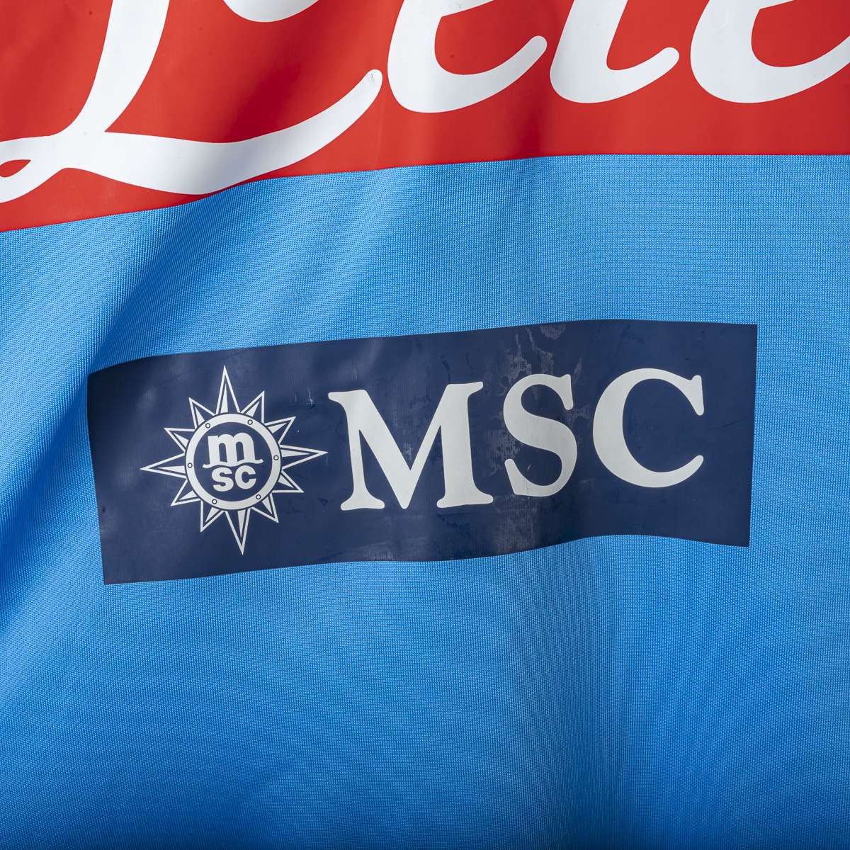 Napoli Macron Lete Cavani 7 2012/2013 Home Shirt
