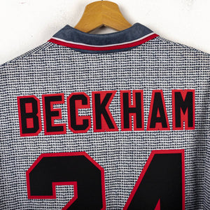 Maglia Away Manchester United Umbro Beckham n24 1995/1996