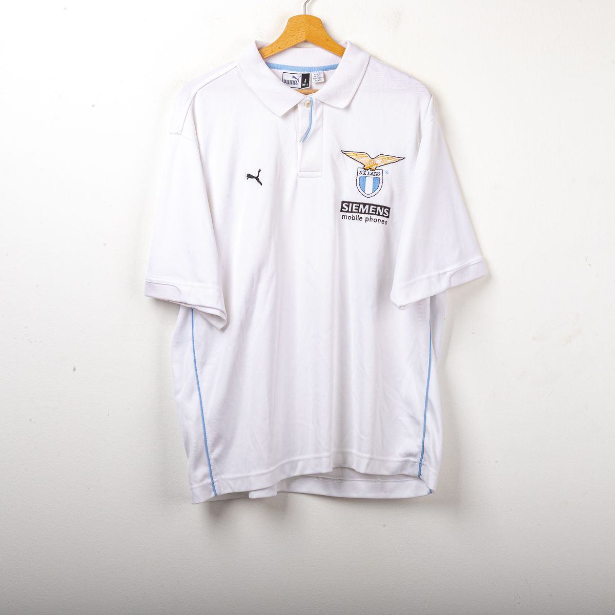 Polo SS Lazio Puma Siemens Bianca 2001/2002