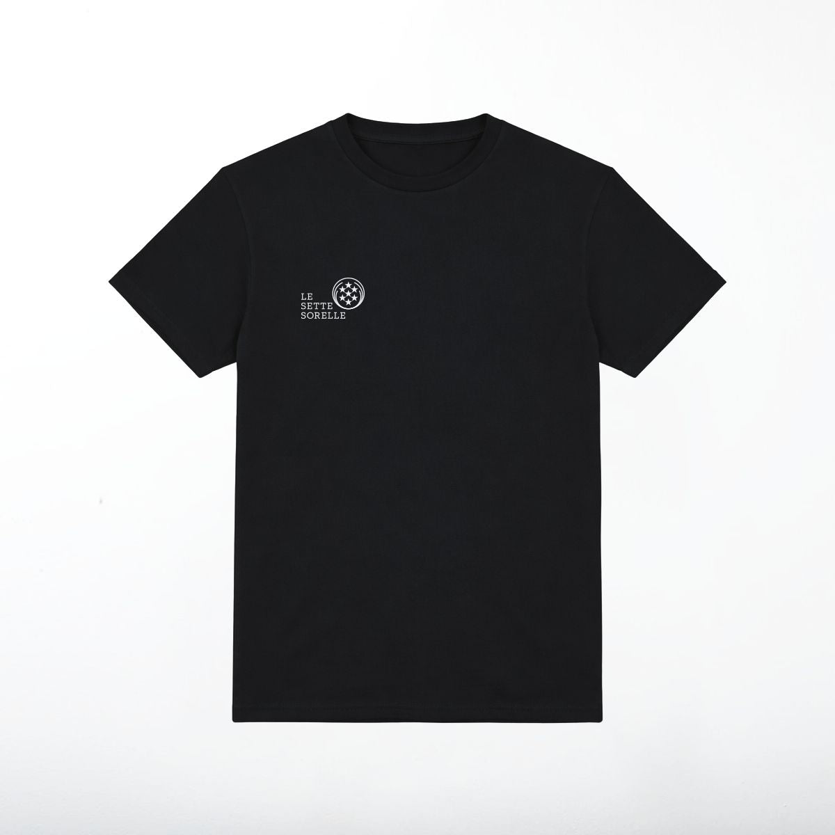 T-Shirt Nera Le Sette Sorelle