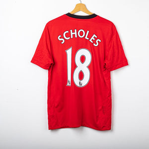 Maglia Home Manchester United Nike Scholes 18 2009/2010