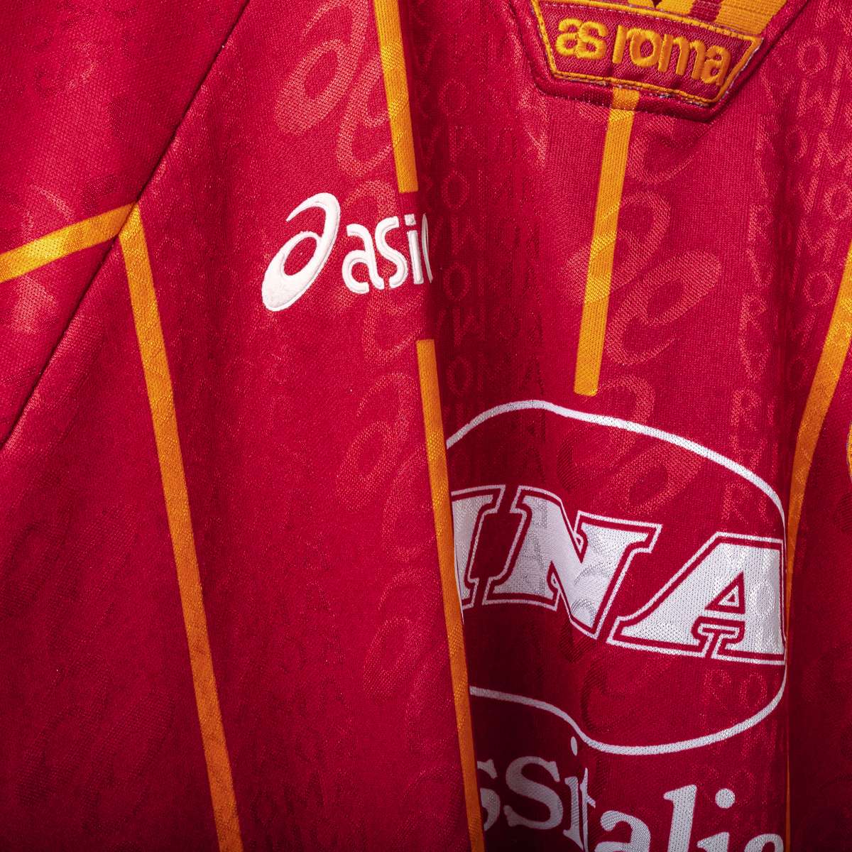 Maglia Home Roma Asics Aldair n6 1996/1997