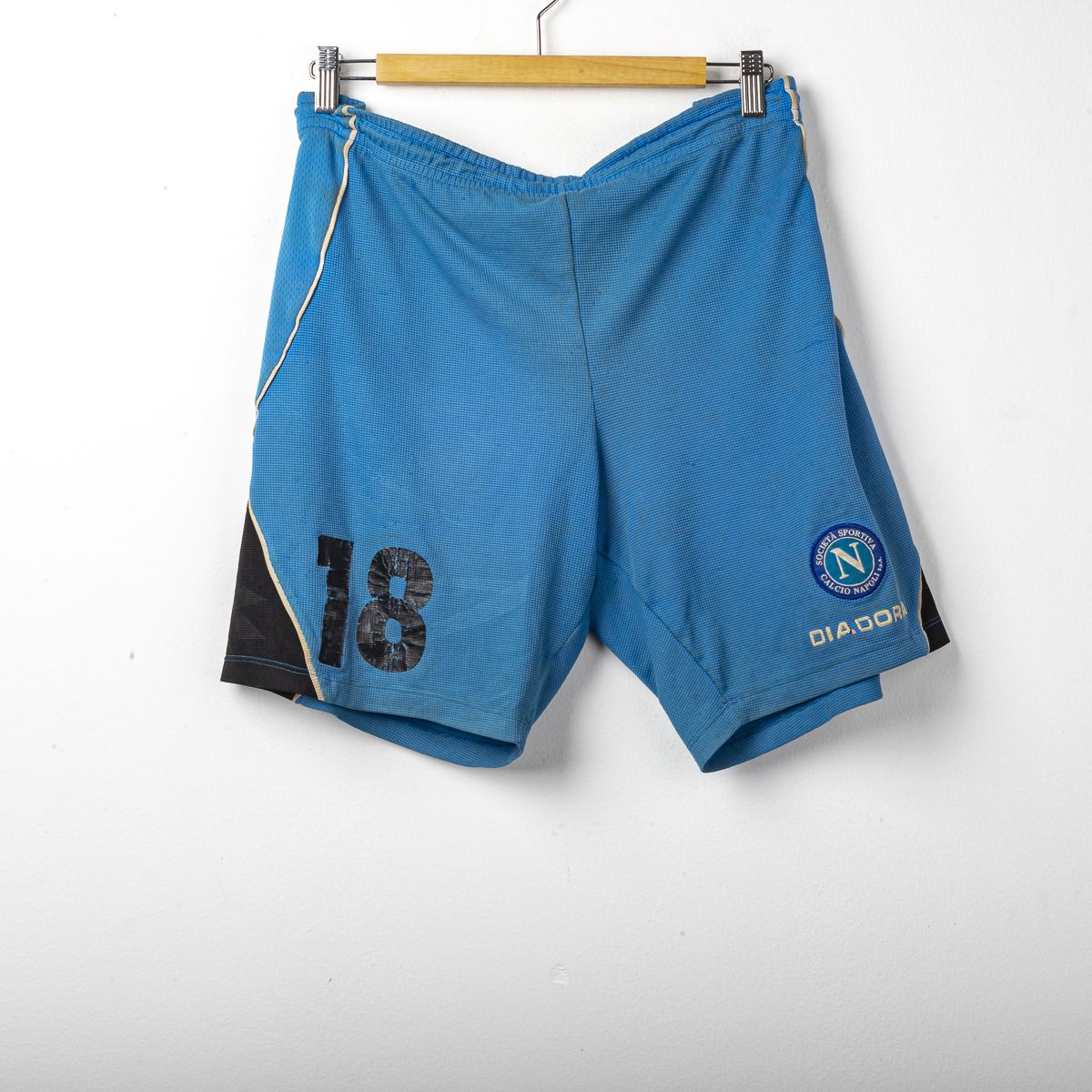 Pantaloncini Home Napoli Diadora N18 2002/2003 44x53