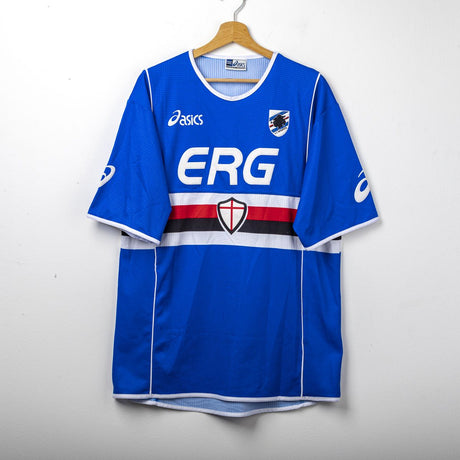 maglia home sampdoria asics bettarini 3 2002/2003