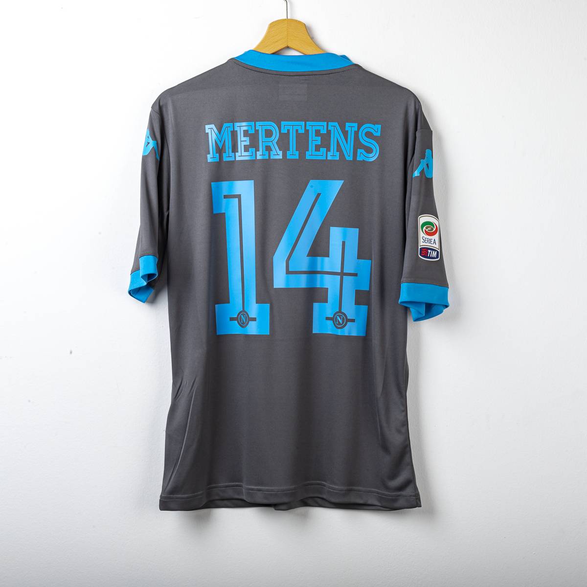 Maglia Away Napoli Kappa Lete Mertens 14 2015/2016