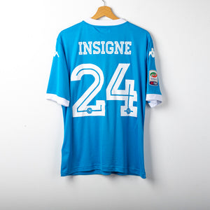 Maglia Home Napoli Kappa Lete Insigne 24 2015/2016