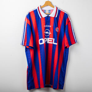 maglia home bayern monaco adidas opel 1996/1997