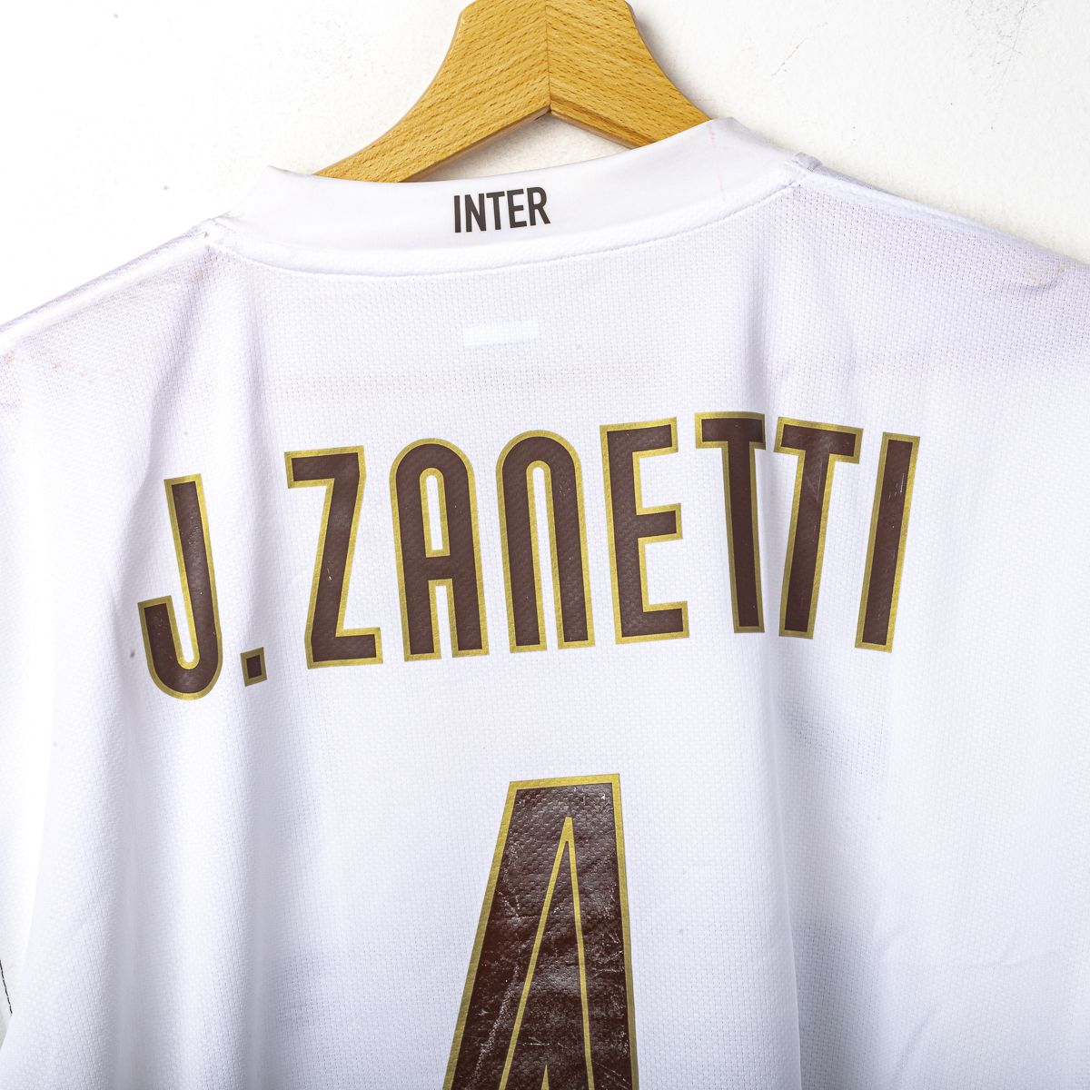 Maglia Ucl Away Inter Nike Zanetti n4 2008/2009