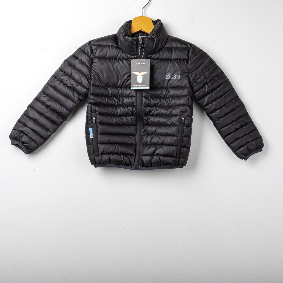 Piumino Lazio nero bambino 2019/2020