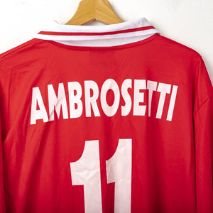 maglia home piacenza ambrosetti n11 2001/2002