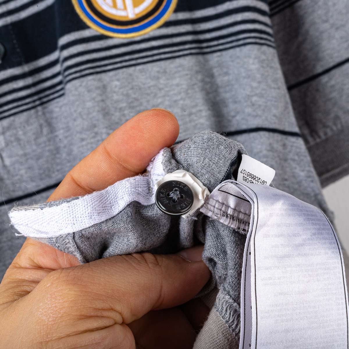 Nike Inter 2009/2010 Grey Polo Shirt