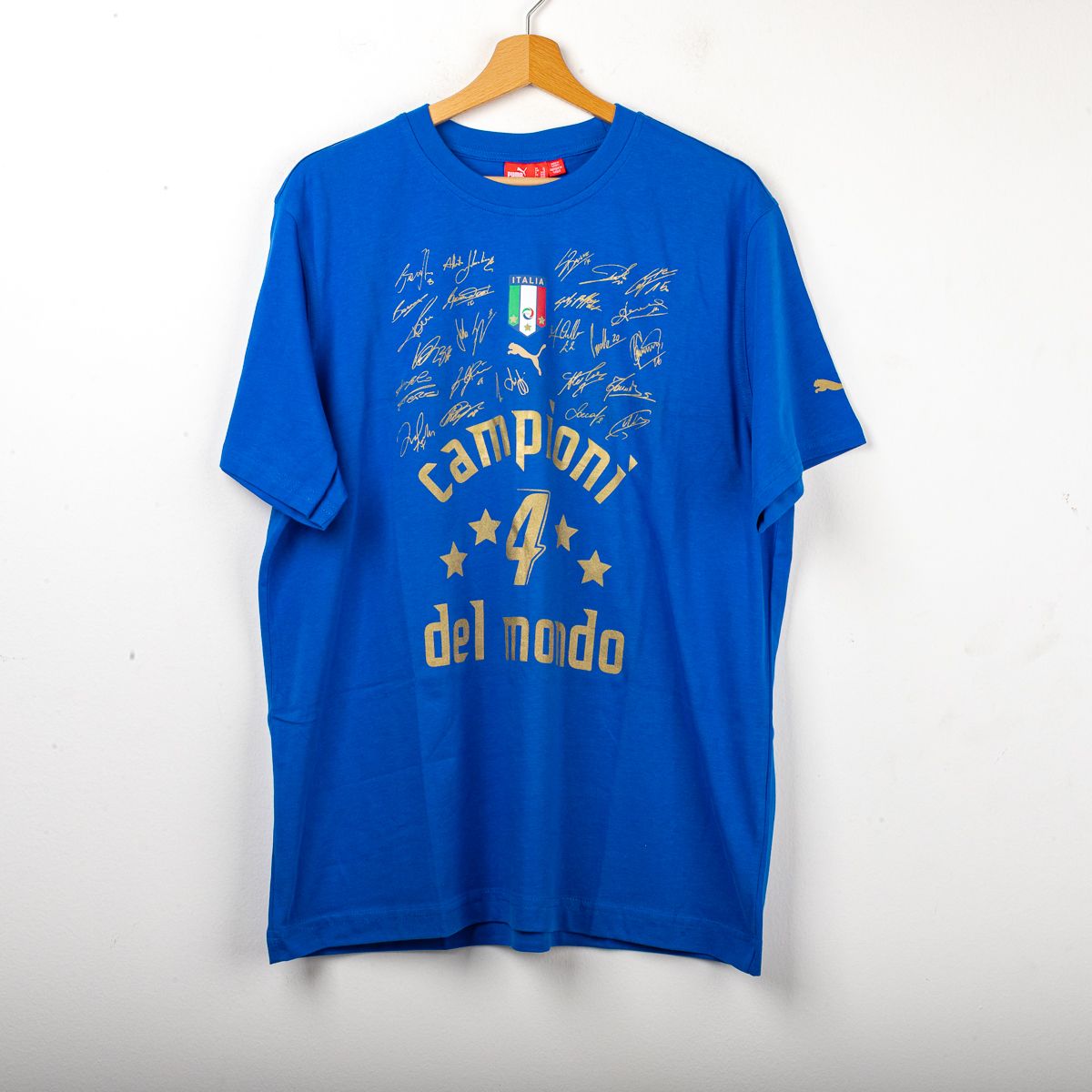 T-shirt celebrativa Italia Puma Campioni 4 2006