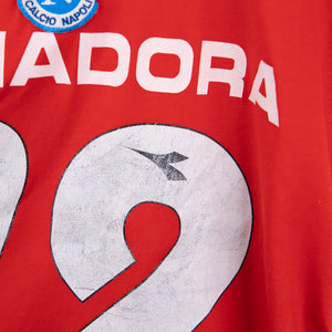 Pettorina Tv Napoli Diadora 72 2006/2007