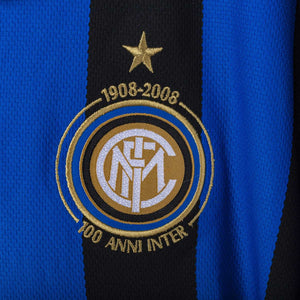 Maglia Home Inter Nike Zanetti 4 2007/2008  79x52
