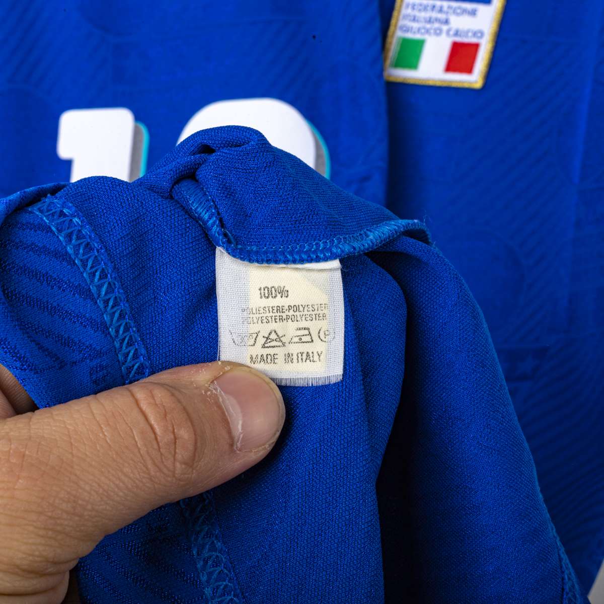 Italy Home Shirt Diadora Baggio 10 USA World Cup 1994