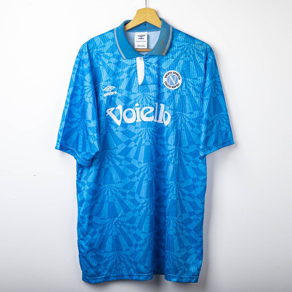 Napoli Umbro Voiello Home Shirt No. 8 1991/1992