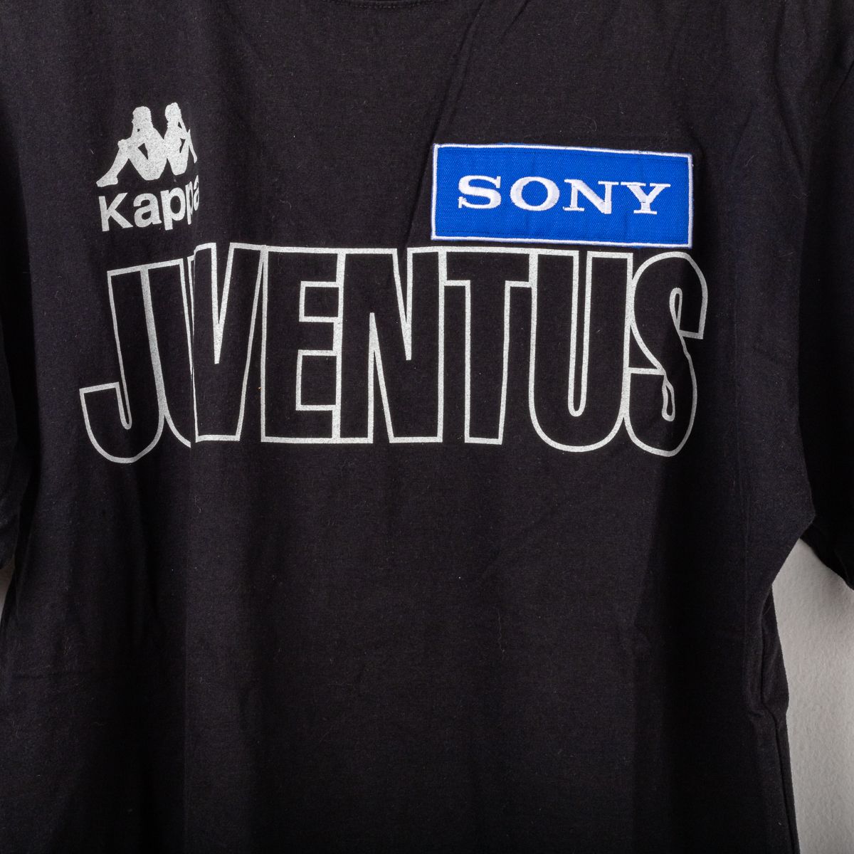 T-shirt Nera Fc Juventus Kappa Sony 1995/1996