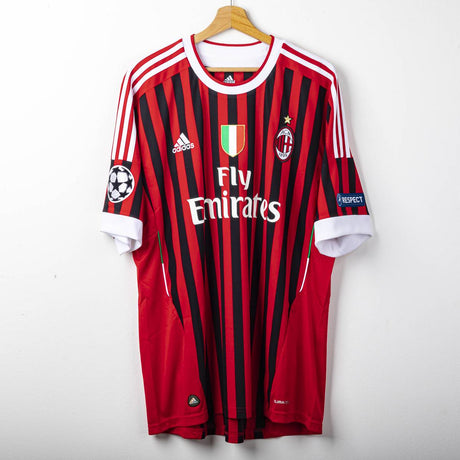 Maglia Home Milan Adidas Pato 7 Uefa 2011/2012
