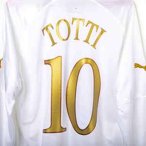 Italy Puma Totti 10 ls Away Shirt 2004