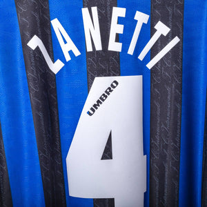 Maglia Home Inter Umbro Pirelli Zanetti n4 1996/1997