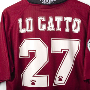 maglia home torino kelme lo gatto 27 1998
