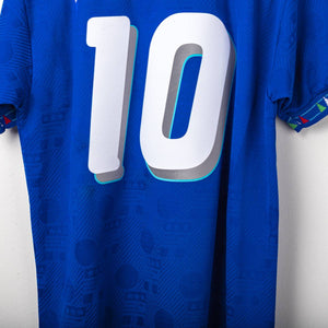 Maglia Home Italia Diadora R.Baggio n10 Mondiale Usa 1994  80x58