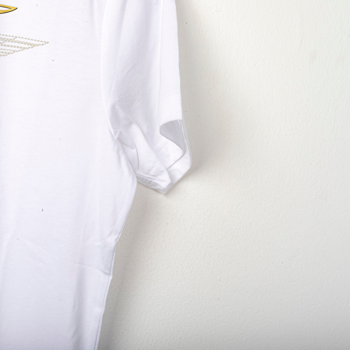 t-shirt lazio special bianca oro