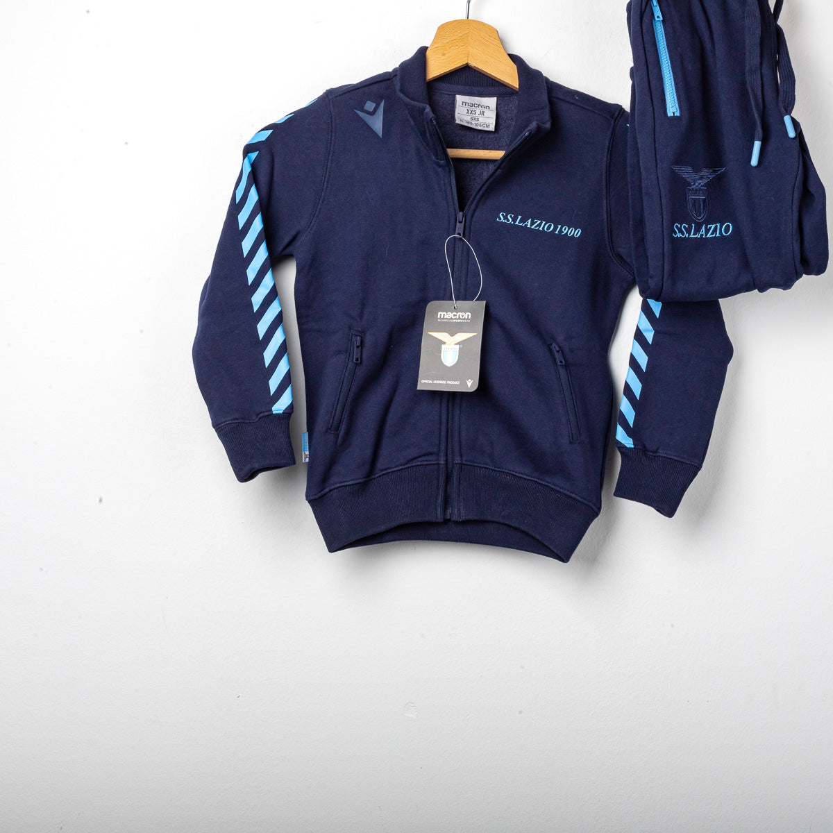 Tuta Lazio Macron Bambino Full Zip 2020/2021