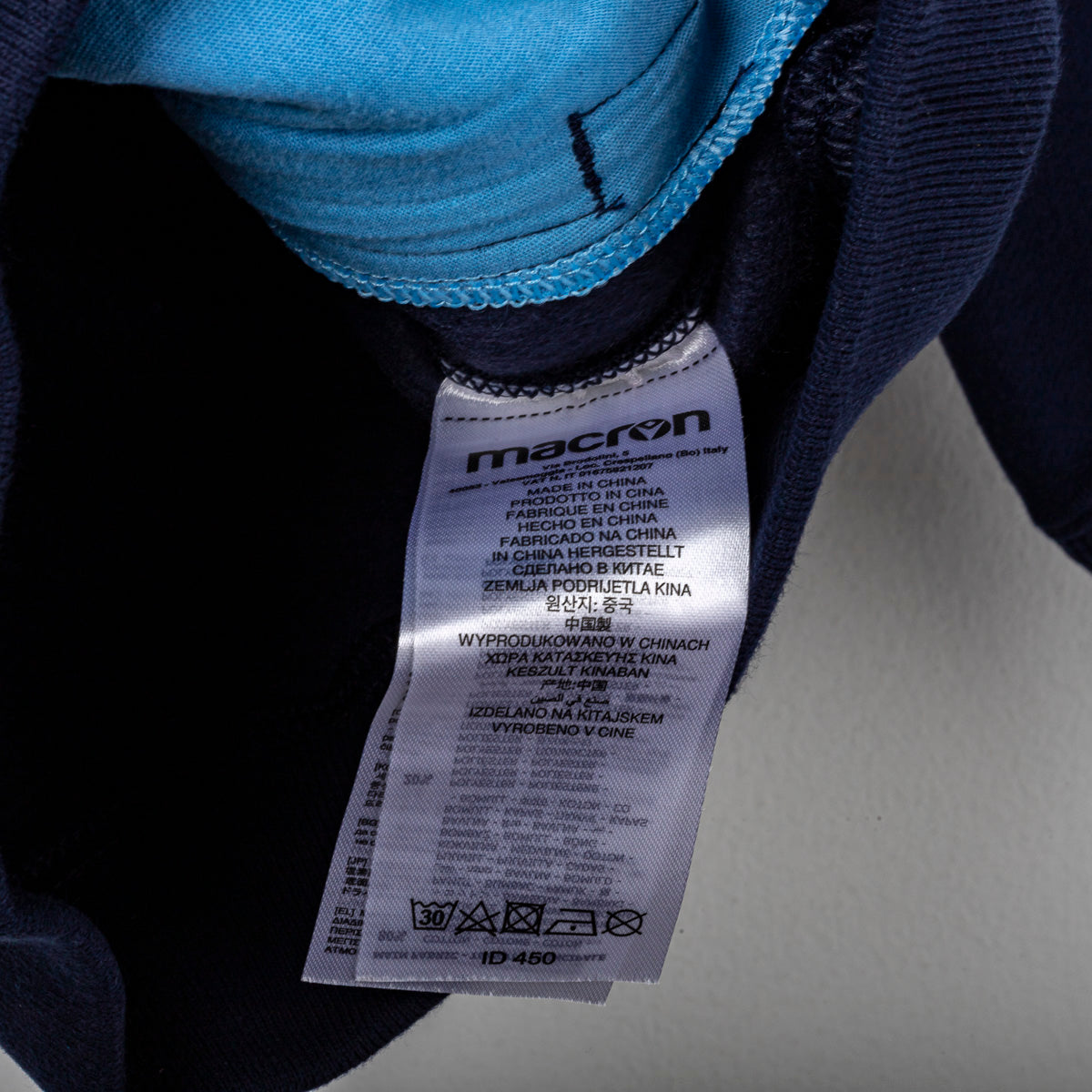 Tuta Lazio Macron Bambino Full Zip 2020/2021
