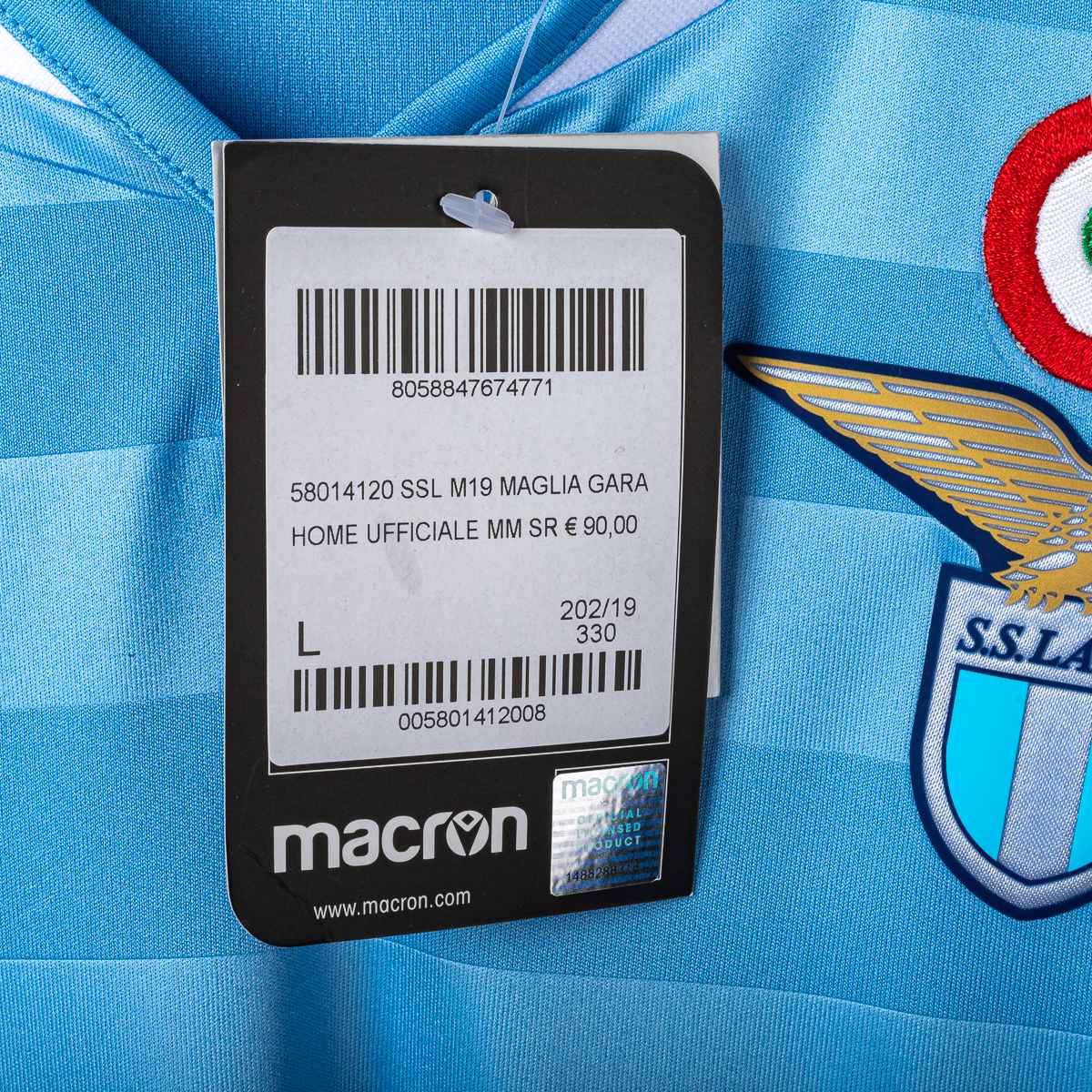 Maglia Home Macron Lazio Immobile 17 2019/2020