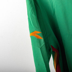 Maglia allenamento verde Roma Diadora 2004/2005