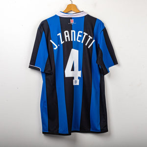 maglia home fc inter nike Zanetti n4 2006/2007