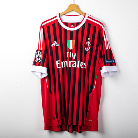 Maglia Home Milan Adidas Seedorf 10 Uefa 2011/2012