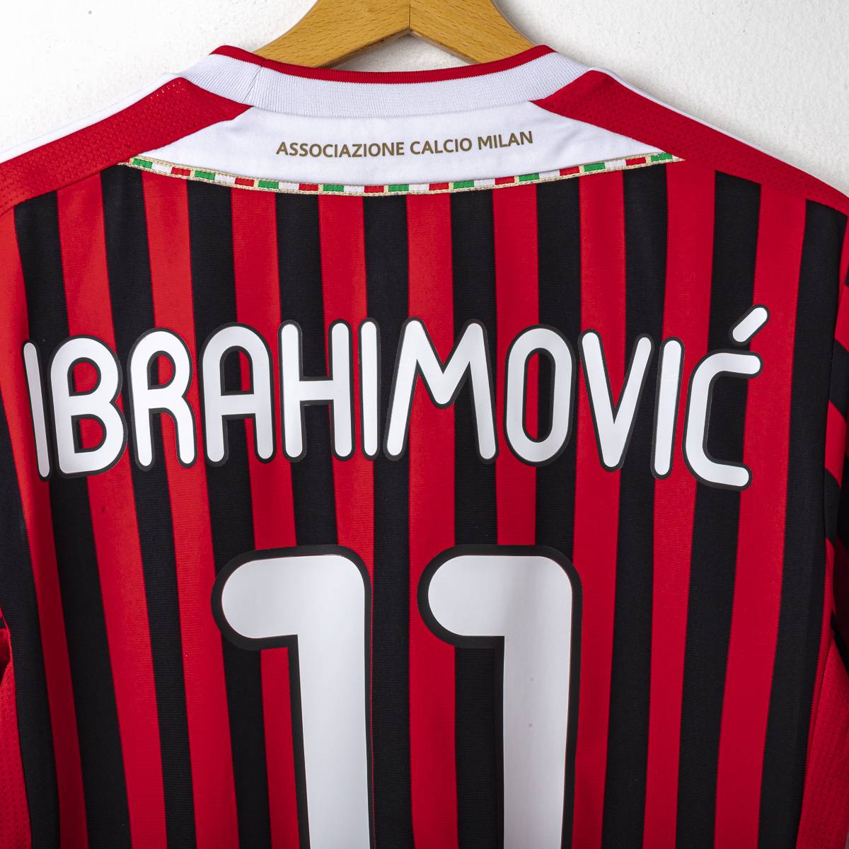maglia home adidas ac milan Ibrahimovic n11 2011/2012 60x52