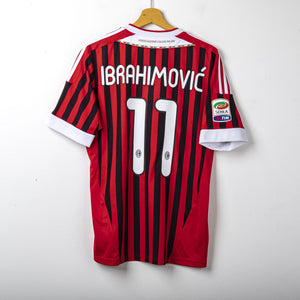 maglia home adidas ac milan Ibrahimovic n11 2011/2012 60x52