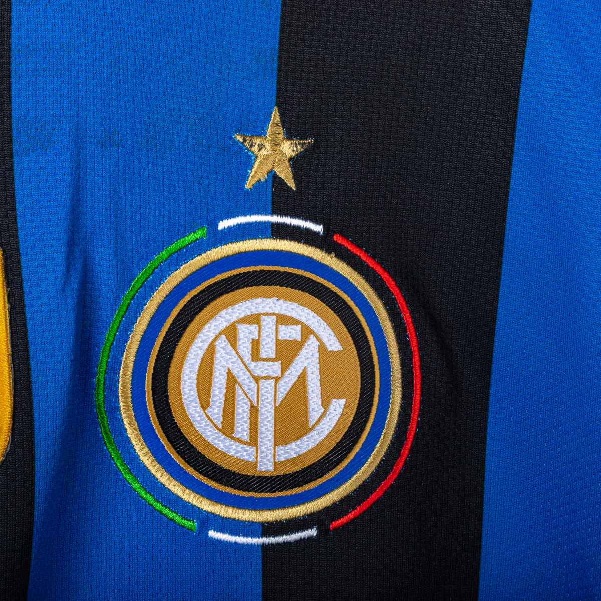 Inter Milan Nike Zanetti 4 UEFA 2009/2010 Home Shirt