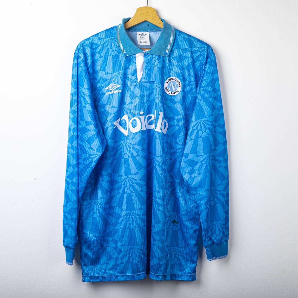 Napoli Umbro Voiello Home Shirt No. 11 1992/1993