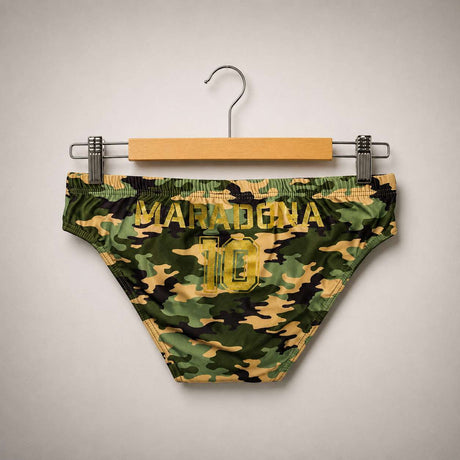 Costume slip camouflage Maradona