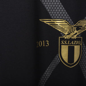 T-shirt SS Lazio Mizuno X Anniversary nera oro