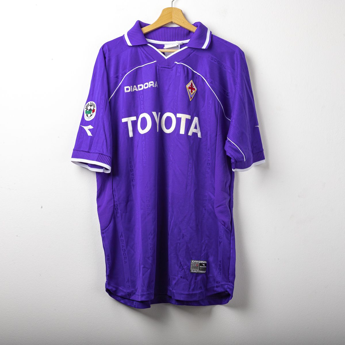Maglia Home Fiorentina Diadora Nuno Gomes n21 2000/2001