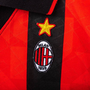Maglia Home Milan Lotto Opel Maldini 3 1995/1996