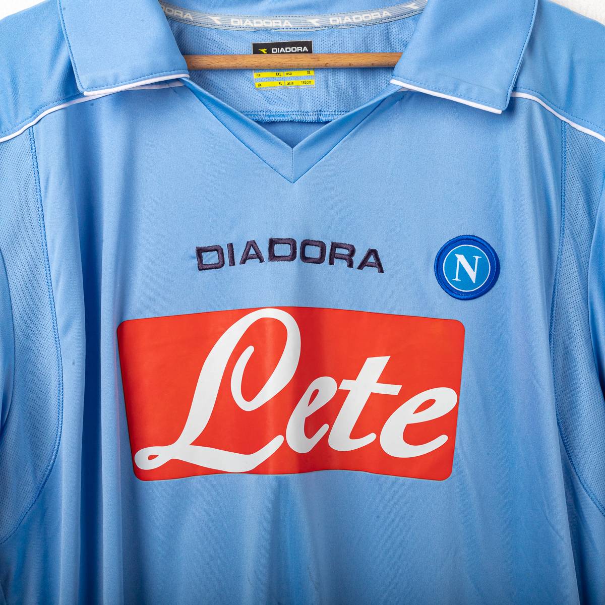 Maglia Home Ssc Napoli Diadora Lavezzi 7 ml 2008/2009