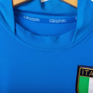 Maglia Azzurra Home Italia Kappa Maldini 3 2002