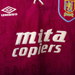 Maglia Home Aston Villa Umbro Mita Copiers 1992/1993